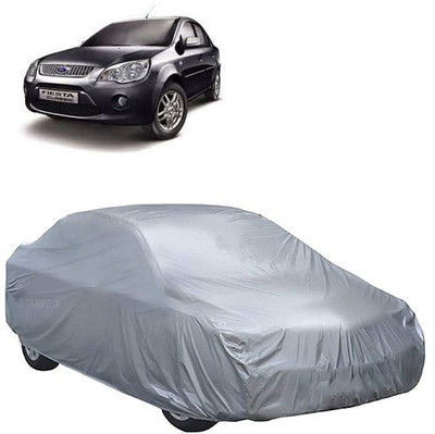 MotohunK Car Cover For Ford Fiesta Classic (Without Mirror Pockets)(Silver)