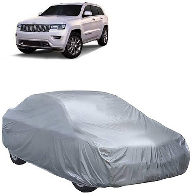 MotohunK Car Cover For Mahindra Jeep (Without Mirror Pockets)(Silver)