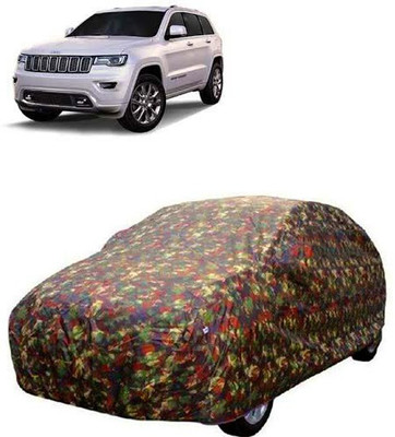 MotohunK Car Cover For Mahindra Jeep (Without Mirror Pockets)(Multicolor)