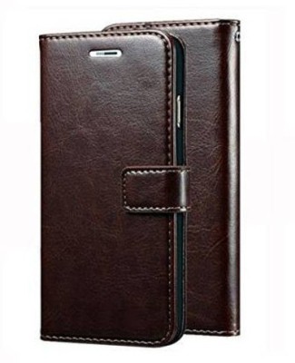 MG Star Flip Cover for Xiaomi Redmi Note 8/Redmi Note 8(Brown, Shock Proof, Pack of: 1)