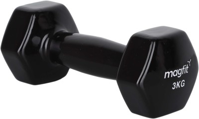 MagFit Premium Vinyl Dumbbell Fixed Weight Dumbbell(3 kg)