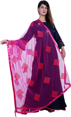 AARAV Net Embroidered Women Dupatta