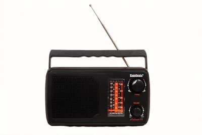 Santosh Five Band Portable FM Radio FM Radio(Black, Orange)