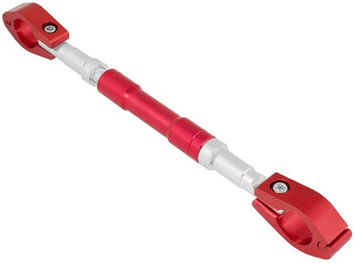 auto trends AT-123 Clip-on Handle Bar(Red, Silver)
