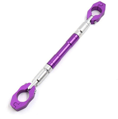 auto trends AT-125 Clip-on Handle Bar(Purple, Silver)