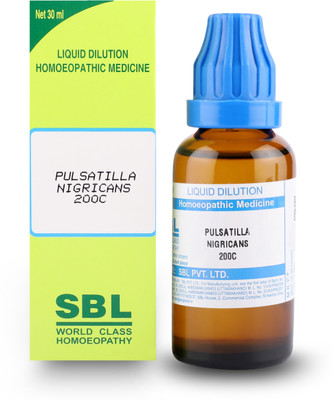 SBL Pulsatilla Nigricans 200C Liquid(4 x 30 ml)