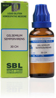 SBL Gelsemium Sempervirens 30CH Liquid(2 x 30 ml)