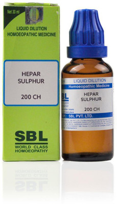 SBL Hepar Sulphur 200CH Liquid(4 x 30 ml)