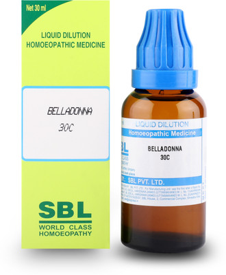 SBL Belladonna 30C Liquid(3 x 30 ml)