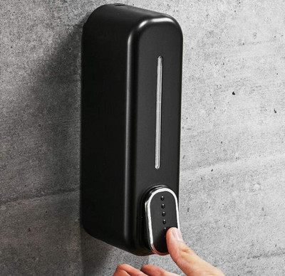 ANNA CREATIONS 350 ml Soap, Lotion, Conditioner, Gel, Shampoo Dispenser(Black)