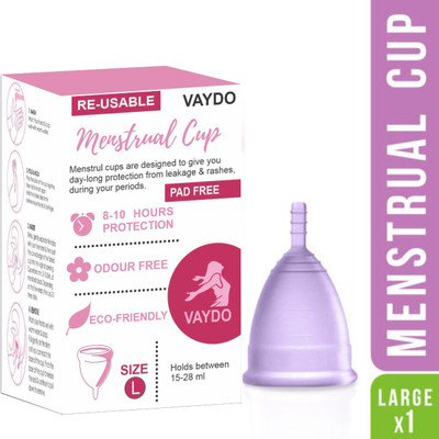 vaydo Large Reusable Menstrual Cup(Pack of 1)