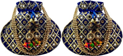 lookingfab potli matka combo-10 (Blue) Potli