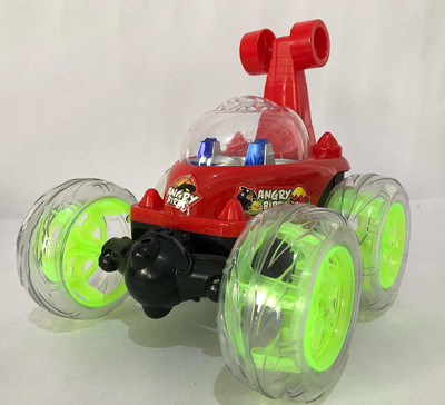 Mahi Zone Rechargeable Remote Control Twisting Stunt Car with 360 Degrees Rotation N19(Multicolor)