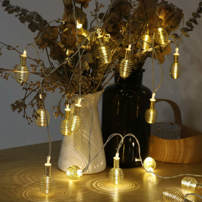 Infiprises 16 LEDs 3.98 m Yellow Steady String Rice Lights(Pack of 1)