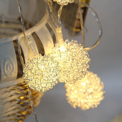 NISCO 16 LEDs 3 m Yellow Steady Ball Rice Lights(Pack of 1)