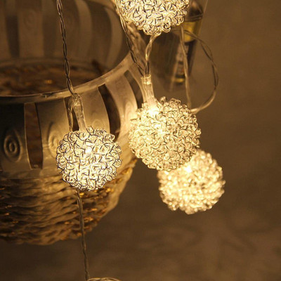 NISCO 16 LEDs 3.98 m Gold Steady Net/Mesh Rice Lights(Pack of 1)