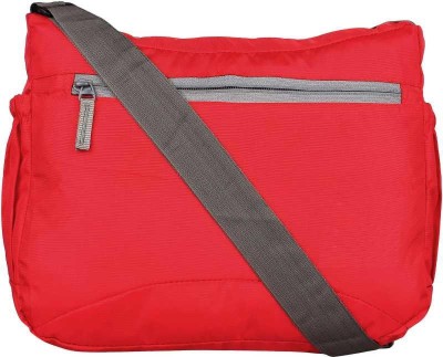 BAGS N PACKS Red Sling Bag Unisex Cross Body Sling Bag (BNP 094- Red Clr)