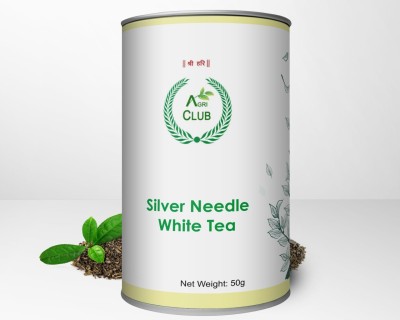 AGRI CLUB SILVER NEEDLE WHITE TEA-50Gm Herbs White Tea Tin(50 g)
