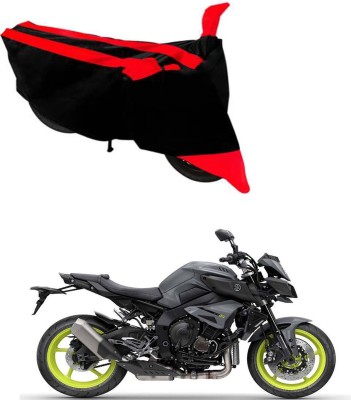 RONISH Two Wheeler Cover for Yamaha(MT 9, Black, Red)