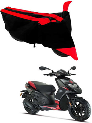 RONISH Two Wheeler Cover for Aprilia(SR 150, Black, Red)