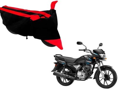 RONISH Two Wheeler Cover for Yamaha(Saluto RX, Black, Red)