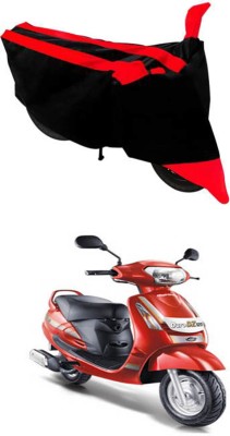 RONISH Waterproof Two Wheeler Cover for Mahindra(Duro DZ, Black, Red)