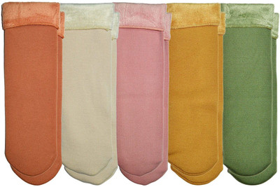 pawan_co Women Woven Ankle Length(Pack of 5)
