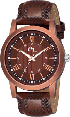 MAAN INTERNATIONAL 601-Brown Analog Watch  - For Men
