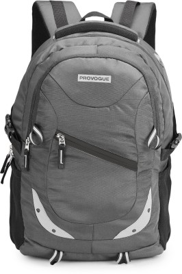 Provogue Spacy unisex backpack with rain cover and reflective strip 35 L BackpackGrey