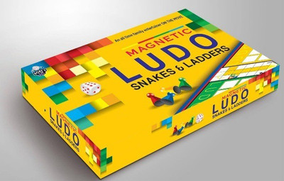 JMD Creation MAGNETIC LUDO BOARD GAME-SNAKES AND LADDER Party & Fun Board Game