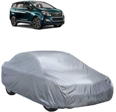 MotohunK Car Cover For Mahindra Marazzo (Without Mirror Pockets)(Silver)