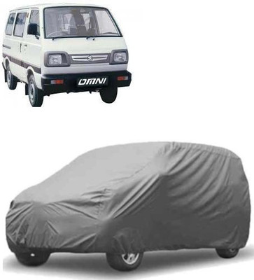 MotohunK Car Cover For Maruti Suzuki Omni (Without Mirror Pockets)(Grey)