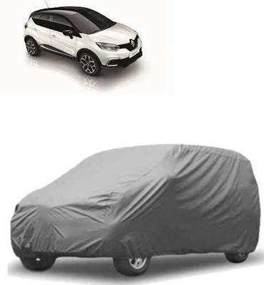 QualityBeast Car Cover For Renault Captur (Without Mirror Pockets)(Grey)
