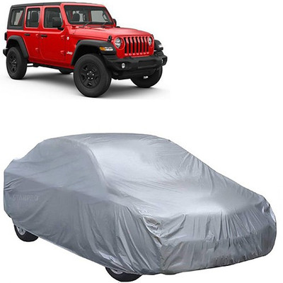 MotohunK Car Cover For Jeep Wrangler (Without Mirror Pockets)(Silver)