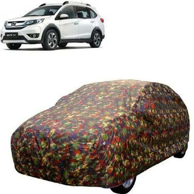 MotohunK Car Cover For Honda BRV (Without Mirror Pockets)(Multicolor)