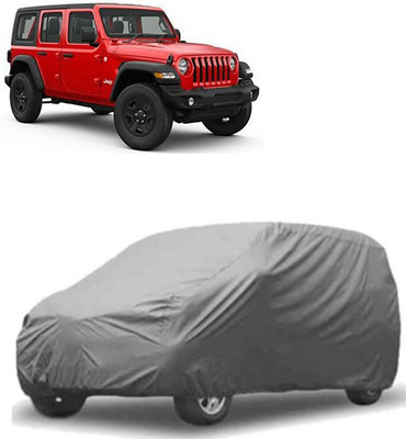 MotohunK Car Cover For Jeep Wrangler (Without Mirror Pockets)(Grey)