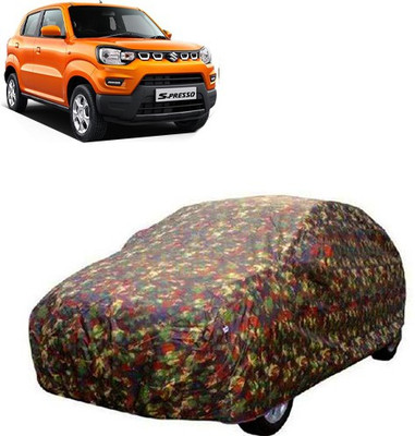 MotohunK Car Cover For Maruti Suzuki S-Presso (Without Mirror Pockets)(Multicolor)