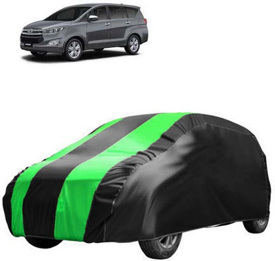MotohunK Car Cover For Toyota Innova (Without Mirror Pockets)(Green, Black)