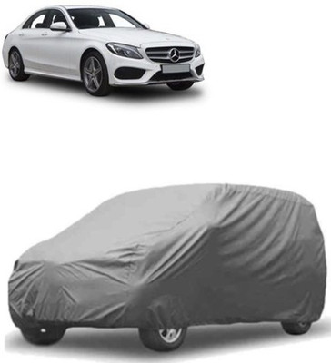 QualityBeast Car Cover For Universal For Car (Without Mirror Pockets)(Grey)