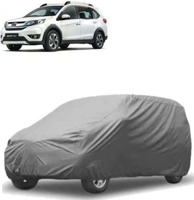 QualityBeast Car Cover For Honda BRV (Without Mirror Pockets)(Grey)