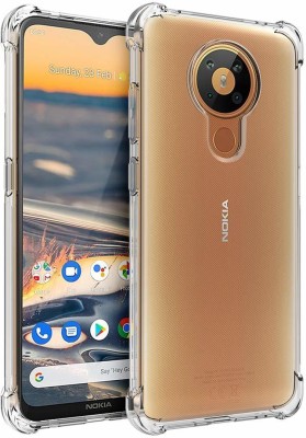 Coverage Back Cover for NOKIA 5.3 DS(Transparent, Dual Protection, Pack of: 1)