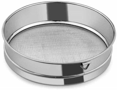 JPShub Steel Atta Chalni/Wheat/BAJRA SIEVES Kitcehn Chalni -15 Centimeter Collapsible Sieve(Silver Pack of 1)