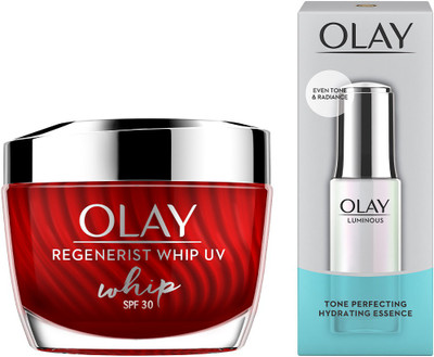 OLAY Regenerist Whip 50gm and Luminous Essence- Power Duo(2 Items in the set) OLAY Regenerist Whip 50gm and Luminous Essence- Power Duo(2 Items in the set)