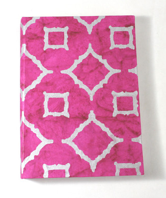 Camlon Exports Handmade A5 Diary Unruled 96 Pages(Pink)