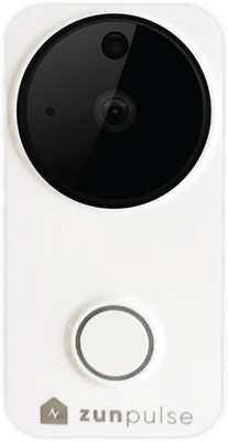 Zunpulse smart Wi-Fi camera with integrated doorbell and 2-way communication Wireless Door Chime(1 Tune)