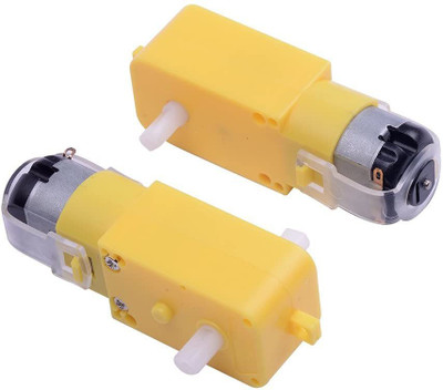 geeta enterprises (Pack of 2) BO Dual shaft Smart Car Robot Gear for Arduino Motor Control Electronic Hobby Kit
