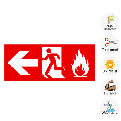 pilot18 FIRE EXIT Emergency Sign(Reflective Sign)