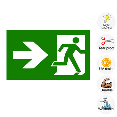 pilot18 FIRE EXIT Emergency Sign(Reflective Sign)