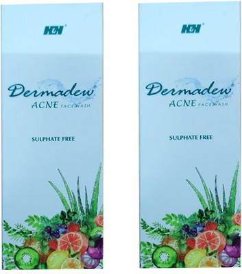 Dermadew ACNE  100ml - Pack of 2 Face Wash(200 ml)
