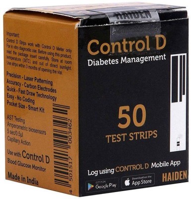 Control D 501517 50 Glucometer Strips